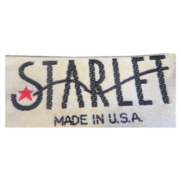 Starlet Black with White Dots Wrap Crop Top in Size Medium - Picture 4 of 6